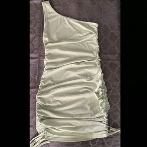 Scrunched bodycon dress